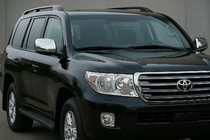 Toyota Land Cruiser 200 2007–2021 Chromové kryty zrcátek 2008-2012 (2 ks, nerez) fotografie 1
