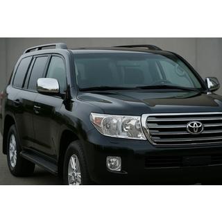 Chromové kryty zrcátek 2008-2012 (2 ks, nerez) Toyota Land Cruiser 200 2007–2021 fotografie 1