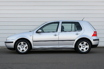 Volkswagen Golf 4 1997–2006 Vnější okenní lišty (4 ks, nerez) fotografie 1