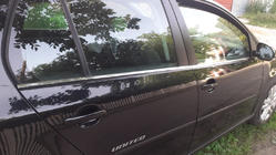 Volkswagen Golf 5 2003–2009 Vnější lišty oken (4 ks, nerez) fotografie 3
