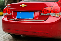Chevrolet Cruze 2009–2015 Ochranná lišta na hranu kufru (nerez) HB, Carmos - turecká ocel fotografie 1