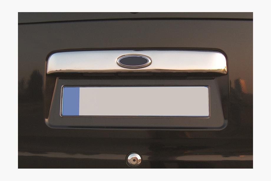Ford Connect 2002–2006 Chromová lišta nad registrační značku (montáž na originál, s místem pro logo, nerez) Image