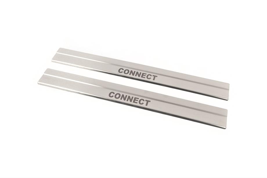 Ford Connect 2014–2021 Nerezové kryty prahů dveří Carmos (2 ks) Image