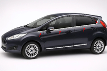 Ford Fiesta 2008–2017 Okenní lišty (8 ks, nerez) fotografie 1