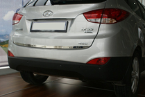 Hyundai IX-35 2010–2015 Nerezová lišta na hranu víka kufru OmsaLine – italská nerezová ocel fotografie 1