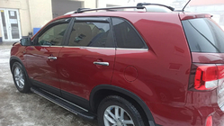 Kia Sorento II XM 2009–2014 Okenní lišty (6 ks, nerez) fotografie 8