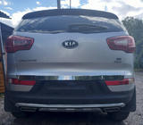 Kia Sportage 2010–2015 Nerezová lišta na hranu víka kufru fotografie 4
