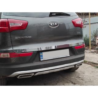Nerezová lišta na hranu víka kufru Kia Sportage 2010–2015 fotografie 2