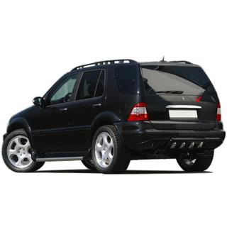 Nerezová lišta nad SPZ Mercedes ML W163 1997–2005 fotografie 2