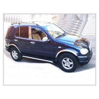 Vnější okenní lišty (6 ks, nerez) Mercedes ML W163 1997–2005 fotografie 4