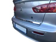 Mitsubishi Lancer X 2008– Ochranná lišta hrany kufru (nerez) Carmos - turecká ocel fotografie 1