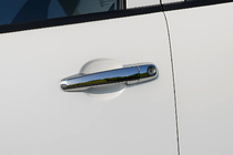 Mitsubishi Pajero Sport 2008–2015 Chromové kryty klik dveří (4 ks, nerez) OmsaLine – italská nerezová ocel fotografie 1