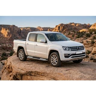 Boční nášlapy Tayga V2 (2 ks, hliník) Volkswagen Amarok 2010–2022 fotografie 1