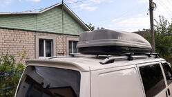 Volkswagen T4 Transporter 1990–2003 Střešní ližiny Skyport (matná šedá) fotografie 4