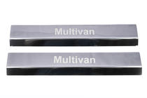 Volkswagen T5 2010–2015 Chromové kryty prahů LASER (2 ks) Multivan fotografie 2