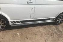 Volkswagen T5 2010–2015 Boční nerezové trubky (2 ks) fotografie 4