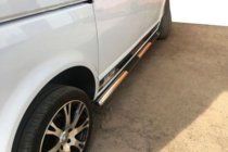 Volkswagen T5 2010–2015 Boční nerezové trubky (2 ks) fotografie 11