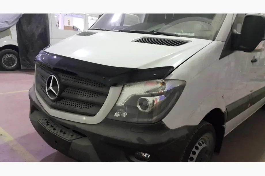 Mercedes Sprinter W906 2006–2018 Deflektor kapoty 2013+ (V1, EuroCap) Fotografie 9