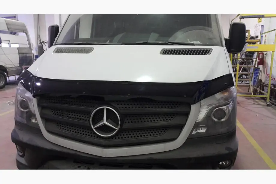 Mercedes Sprinter W906 2006–2018 Deflektor kapoty 2013+ (V1, EuroCap) Fotografie 7