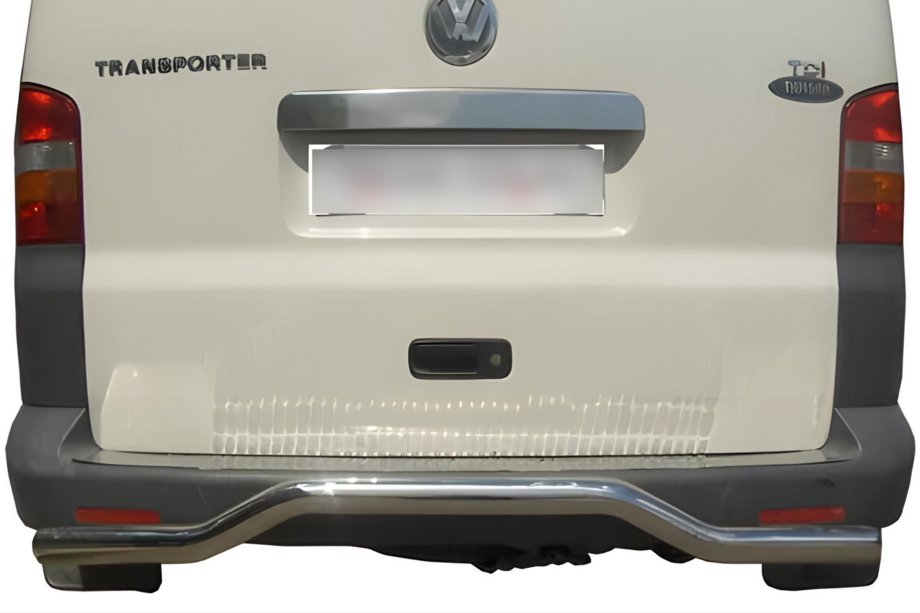 Volkswagen T5 Transporter 2003–2010 Zadní ochranný rám vlna (nerez) Image