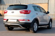 Kia Sportage 2010–2015 Zadní ochranný rám AK007 (nerez) fotografie 2