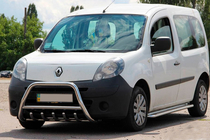 Renault Kangoo 2008–2020 Nerezový přední ochranný rám WT003/004 bez nápisu, 51 mm fotografie 7