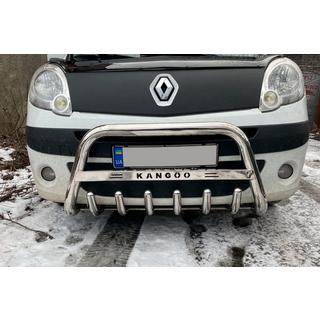 Nerezový přední ochranný rám WT003/004 Renault Kangoo 2008–2020 fotografie 2