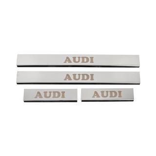 Chromové kryty prahů (4 ks, Carmos) Audi A4 B6 2000–2004 fotografie 1