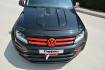 Volkswagen Amarok 2010–2022 Deflektor kapoty (EuroCap) fotografie 19