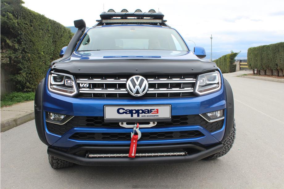 Volkswagen Amarok 2010–2022 Deflektor kapoty (EuroCap) Fotografie 5