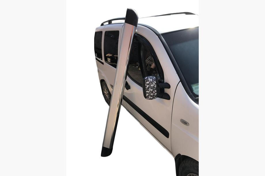 Peugeot Partner Tepee 2008–2018 Boční nášlapy Omsa Chrome (2 ks, hliníkové) Image