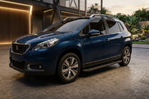 Peugeot 3008 2008–2016 Boční prahy Bosphorus Black (2 ks, hliník) 2008-2014 fotografie 1