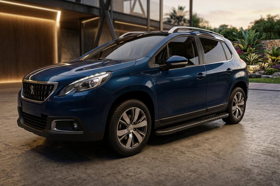 Peugeot 3008 2008–2016 Boční prahy Bosphorus Black (2 ks, hliník) 2008-2014 Image