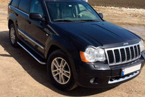 Jeep Grand Cherokee WK 2004–2010 Boční prahy Maydos V2 (2 ks, nerez) fotografie 4