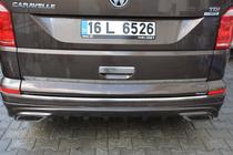 Volkswagen T6 2015–2024 Nástavec zadního nárazníku ve stylu AMG (k lakování) fotografie 3