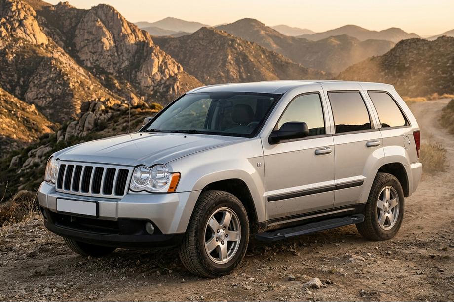 Jeep Grand Cherokee WK 2004–2010 Boční nášlapy RedLine Black (2 ks, hliník) Image