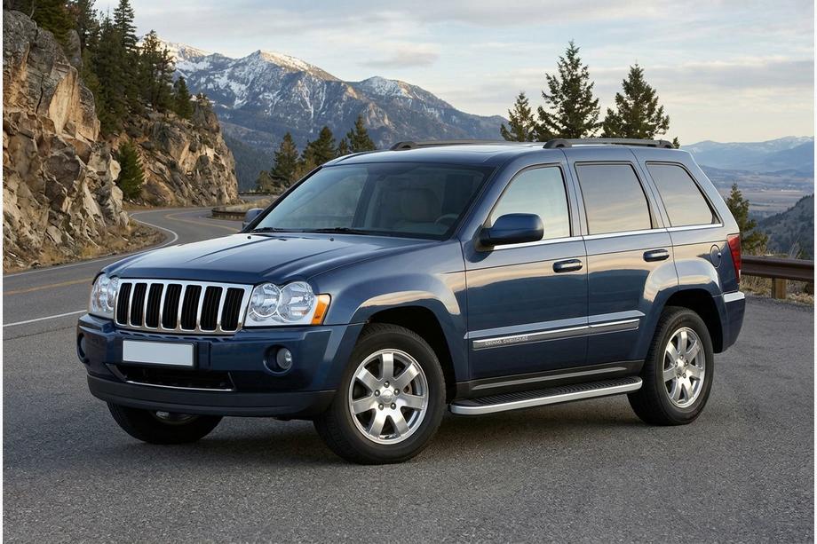 Jeep Grand Cherokee WK 2004–2010 Boční prahy Tayga Grey (2 ks, hliník) Fotografie 1