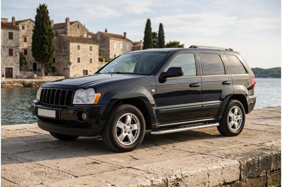 Jeep Grand Cherokee WK 2004–2010 Boční nášlapy Maydos V1 (2 ks, hliník / nerez) Image