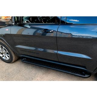 Boční nášlapy Allmond Black (2 ks, hliník) Jeep Grand Cherokee WK2 2010–2021 fotografie 2