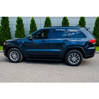 Boční nášlapy Allmond Black (2 ks, hliník) Jeep Grand Cherokee WK2 2010–2021 fotografie 1