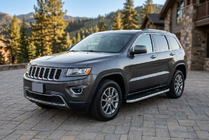 Jeep Grand Cherokee WK2 2010–2021 Boční prahy Tayga Grey (2 ks, hliník) fotografie 1