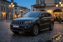 Jeep Grand Cherokee WK2 2010–2021 Boční prahy Bosphorus Black (2 ks, hliník) fotografie 1