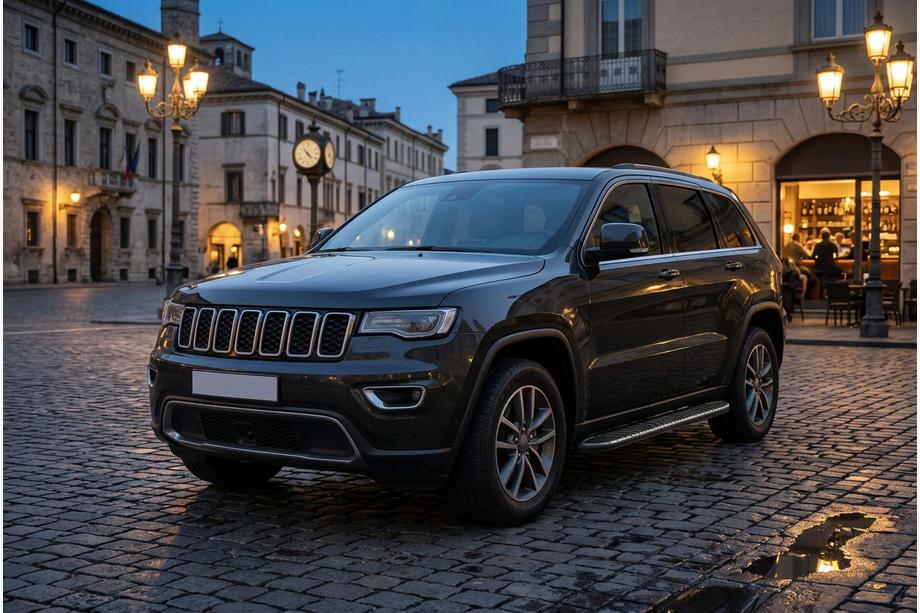 Jeep Grand Cherokee WK2 2010–2021 Boční prahy Bosphorus Black (2 ks, hliník) Image