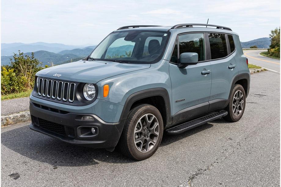 Jeep Renegade 2014– Boční prahy Bosphorus Black (2 ks, hliník) Image