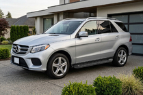Mercedes GLE/ML třída W166 2011–2018 Boční nášlapy Allmond Black (2 ks, hliník) fotografie 1