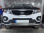 Kia Sorento II XM 2009–2014 Přední spodní ochranná trubka (nerez) fotografie 1