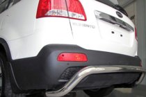 Kia Sorento II XM 2009–2014 Zadní ochranný rám AK007 (nerez) fotografie 1