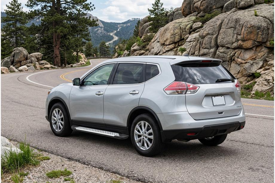 Nissan X-trail T32/Rogue 2014–2021 Boční nášlapy Allmond Grey (2 ks, hliník) Image