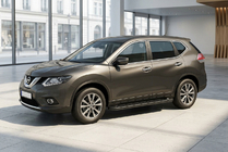 Nissan X-trail T32/Rogue 2014–2021 Boční nášlapy Allmond Black (2 ks, hliník) fotografie 1