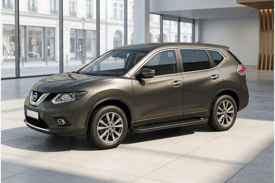 Nissan X-trail T32/Rogue 2014–2021 Boční nášlapy Allmond Black (2 ks, hliník) Image